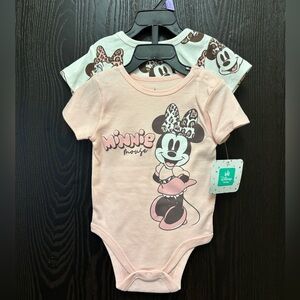 Disney Minnie Mouse baby onesie-2pk